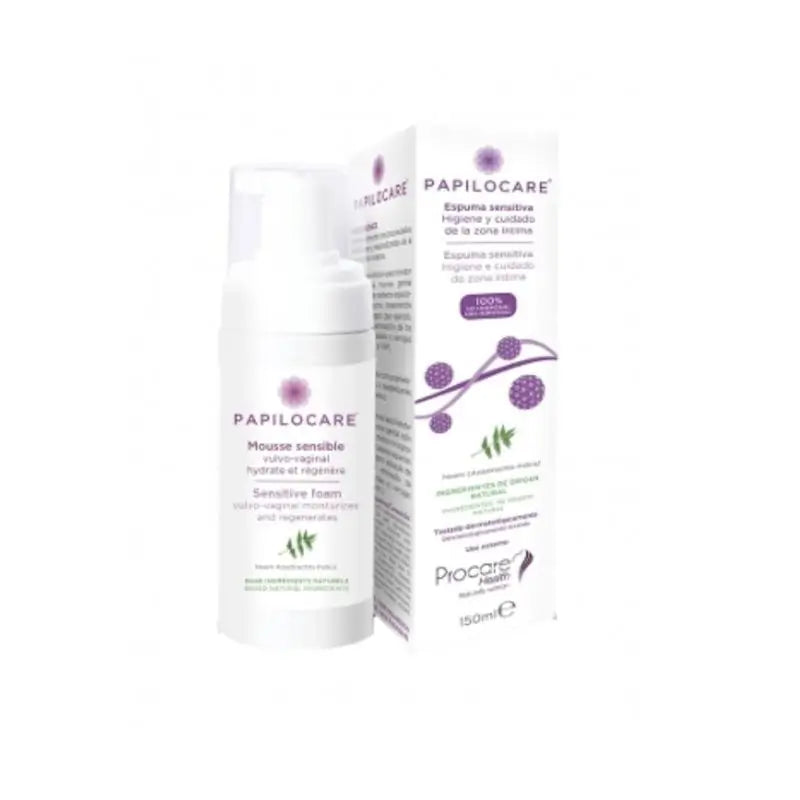 Papilocare Sensitive Foam Bottle 150 Ml