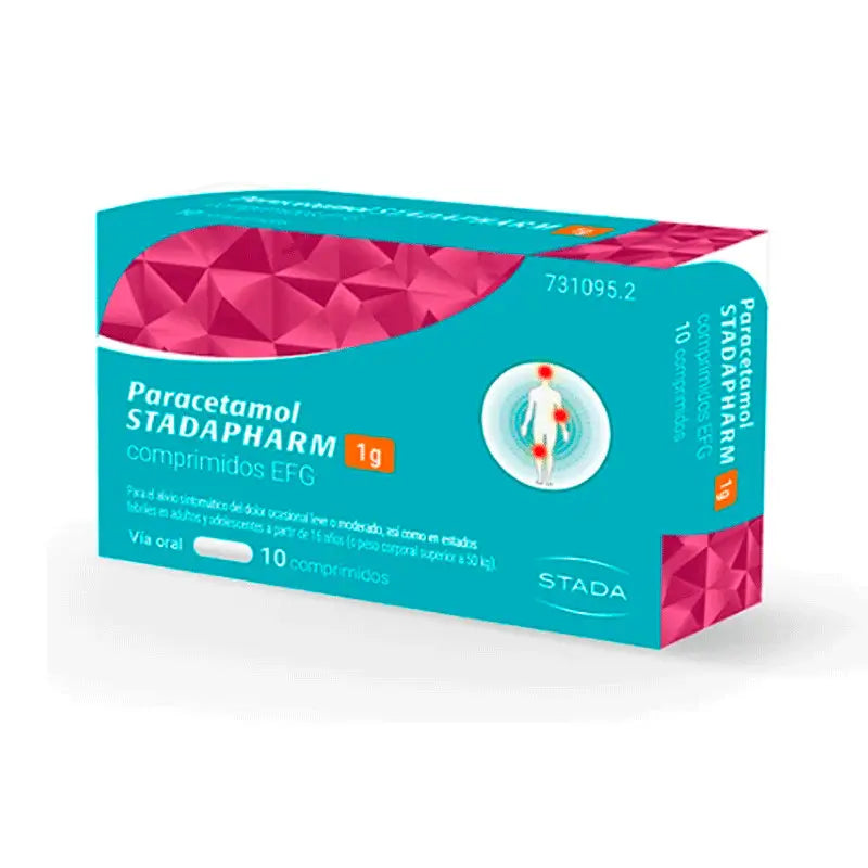 Paracetamol Stadapharm Efg 1 g, 10 tablets