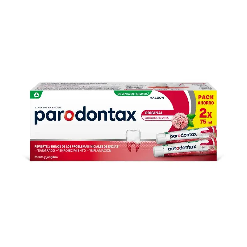 Parodontax Herbal Toothpaste Original Gum Care Toothpaste, 2x75 ml