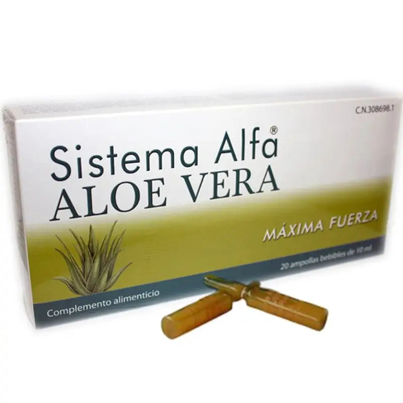 Pharma Otc Alpha Aloe Vera System , 20 ampoules x 5 grams