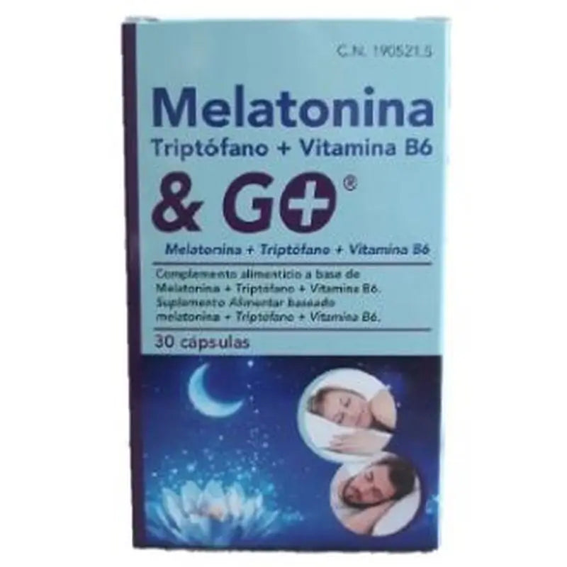 Pharma & Go Melatonin + Tryptophan + Vit. B6 30Caps.