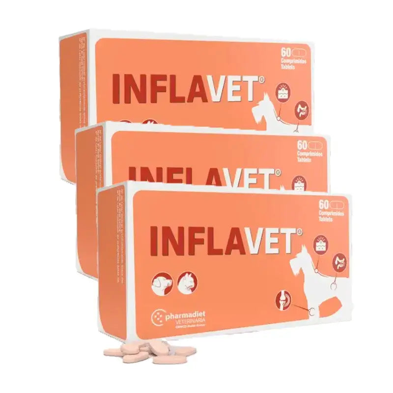 Pharmadiet Inflavet, 3 x 60 Comprimés Pack