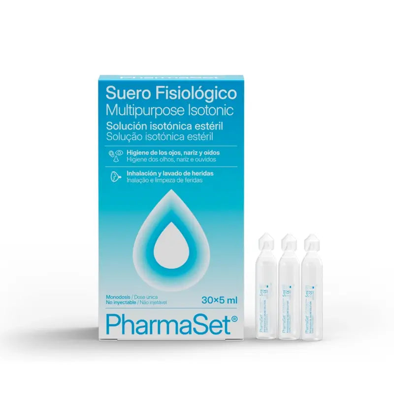 Pharmaset Physiological Serum, 30 doses uniques X 5 Ml