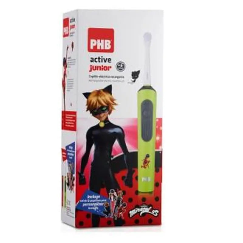 Phb Elec Junior Ladybug Toothbrush +6 Years Green