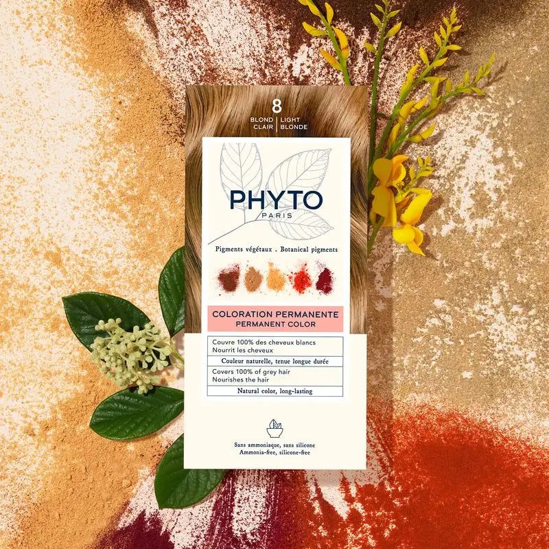 Phyto Colour 8 Coloration permanente Blond clair Teinte