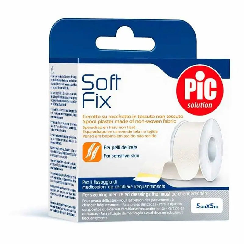 Pic Soft Fix Tnt Tape White Roll 5Cmx5M