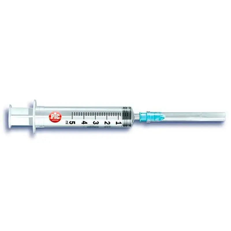 Pic Syringe With Needle 5 Ml G21 0,8X40Mm 100 Units