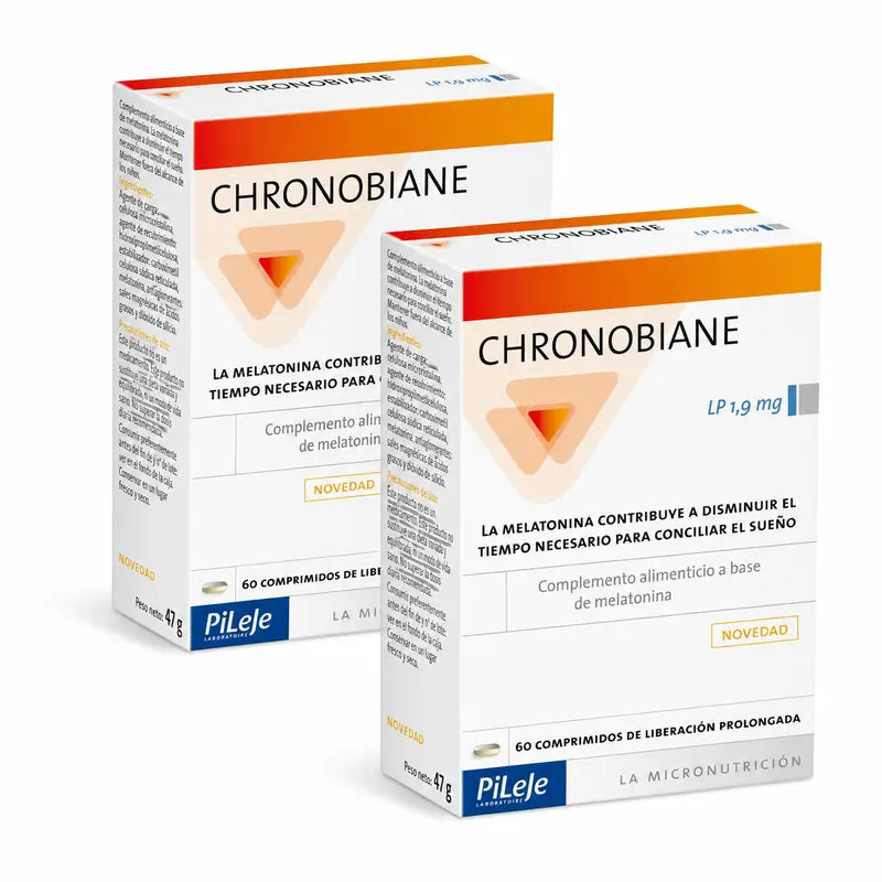 Pileje Chronobiane LP 1,9 mg, boîte de 2 x 60 comprimés