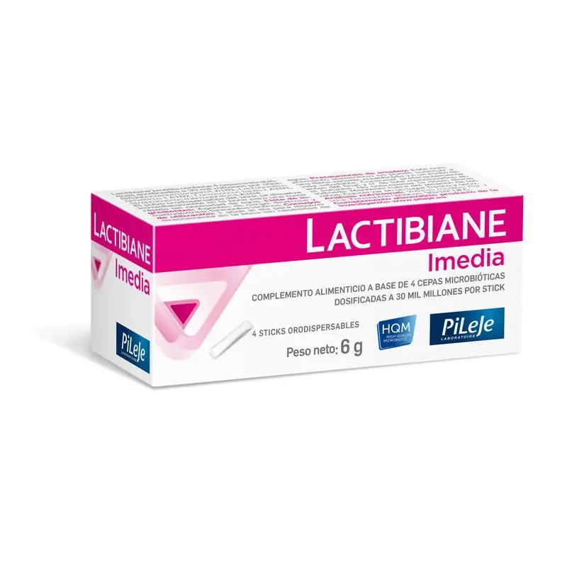 Pileje Lactibiane Imedia 4 bâtonnets
