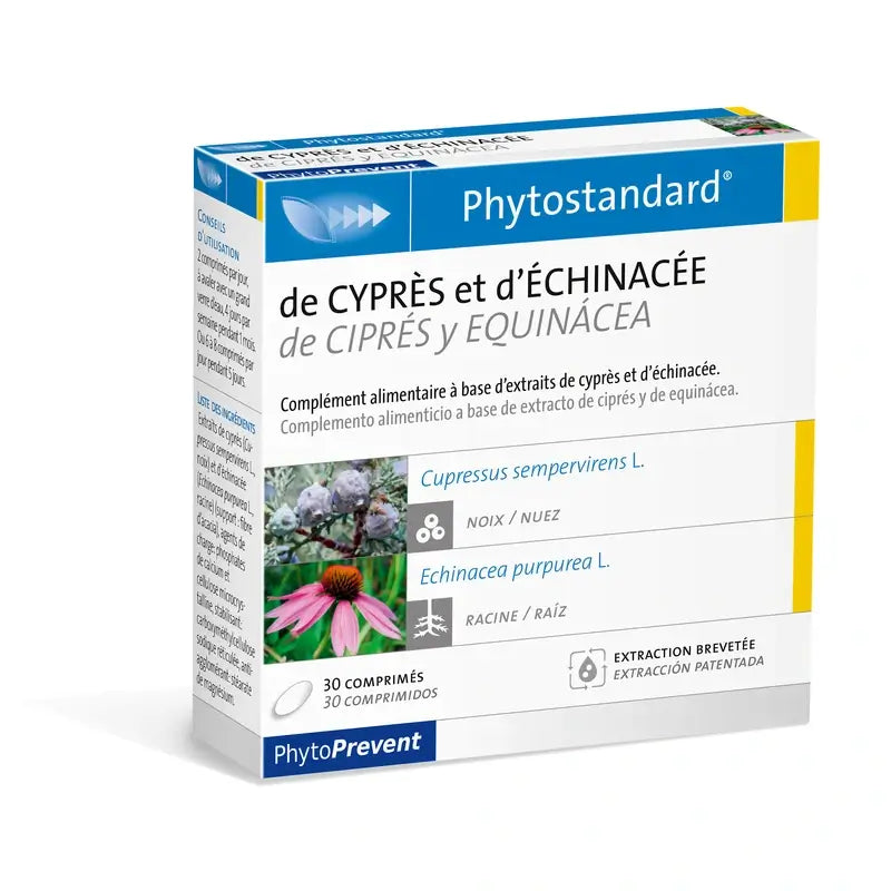 Pileje Phytostandard Cyprès-Echinacea 30 comprimés