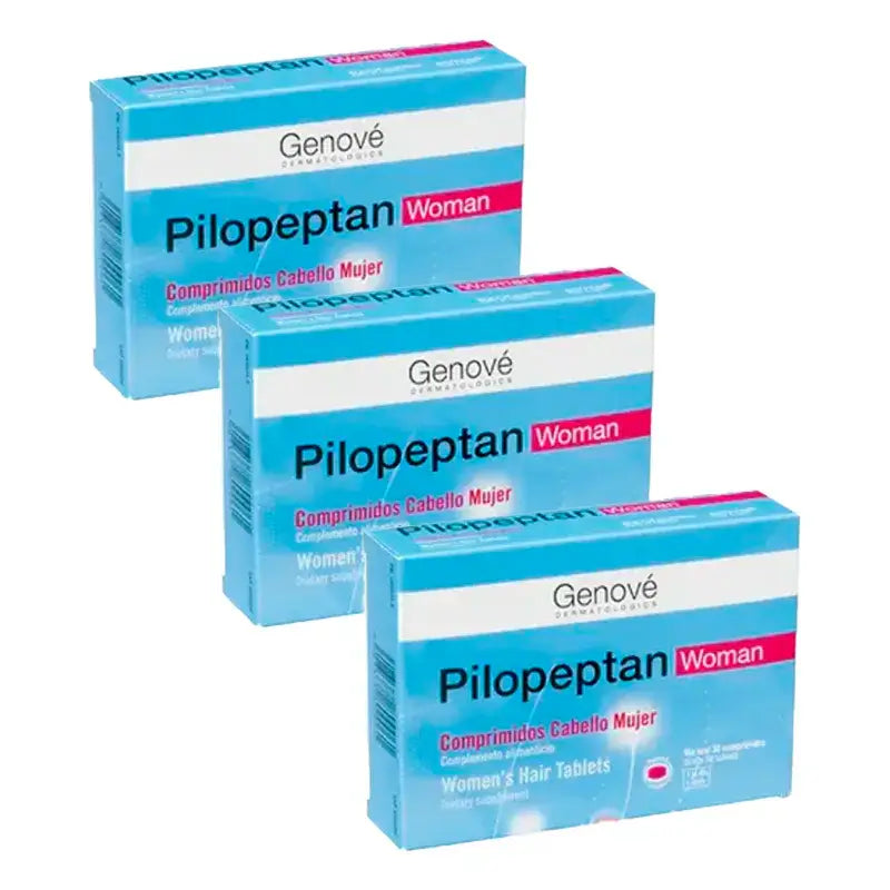 Pilopeptan Femme, Pack 3 x 30 comprimés