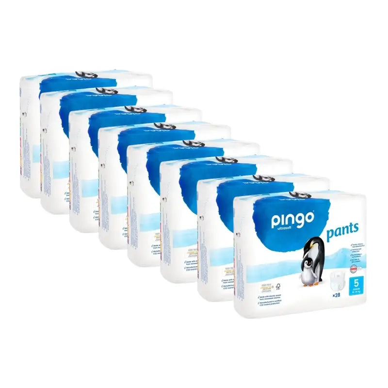 Pingo Lingettes pour couches Taille 5 (11-25 Kg), 8X28 Pcs.