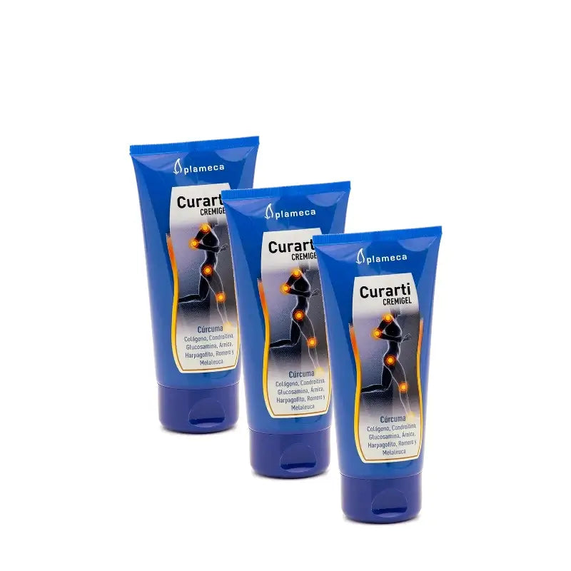 Plameca Curarti Cremigel, 100 ml, lot de 3