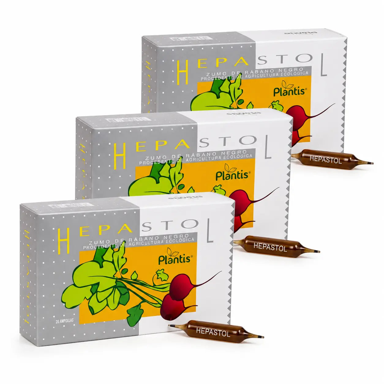 Plantis Hepastol, 20 ampoules, boîte de 3