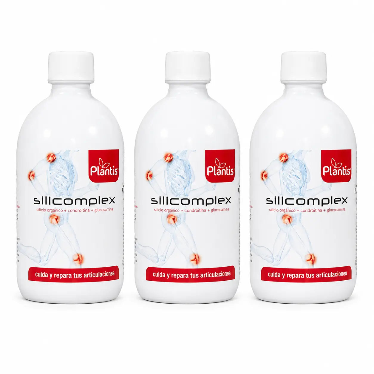 Plantis Silicomplex Silicium buvable 500 ml, lot de 3