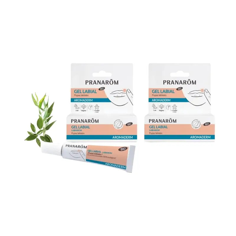 Pranarôm Aromaderm Labiarom Lip Gel Labiarom, 2X5Ml