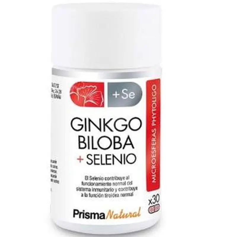 Prisma Natural Ginkgo Biloba + Selenium 30Cap.