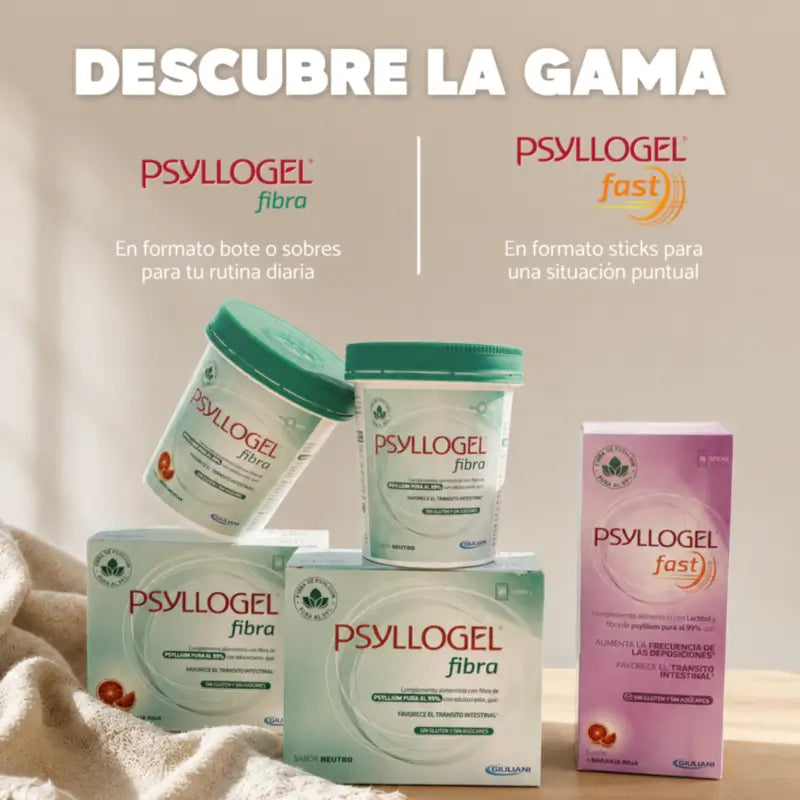 Psyllogel Fibre Rouge Goût Orange, 20 Sachets