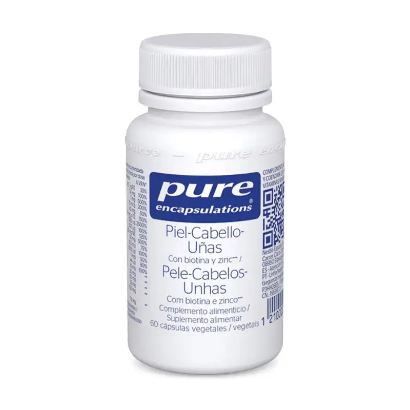 Pure Encapsulations Skin Hair Nails , 60 capsules