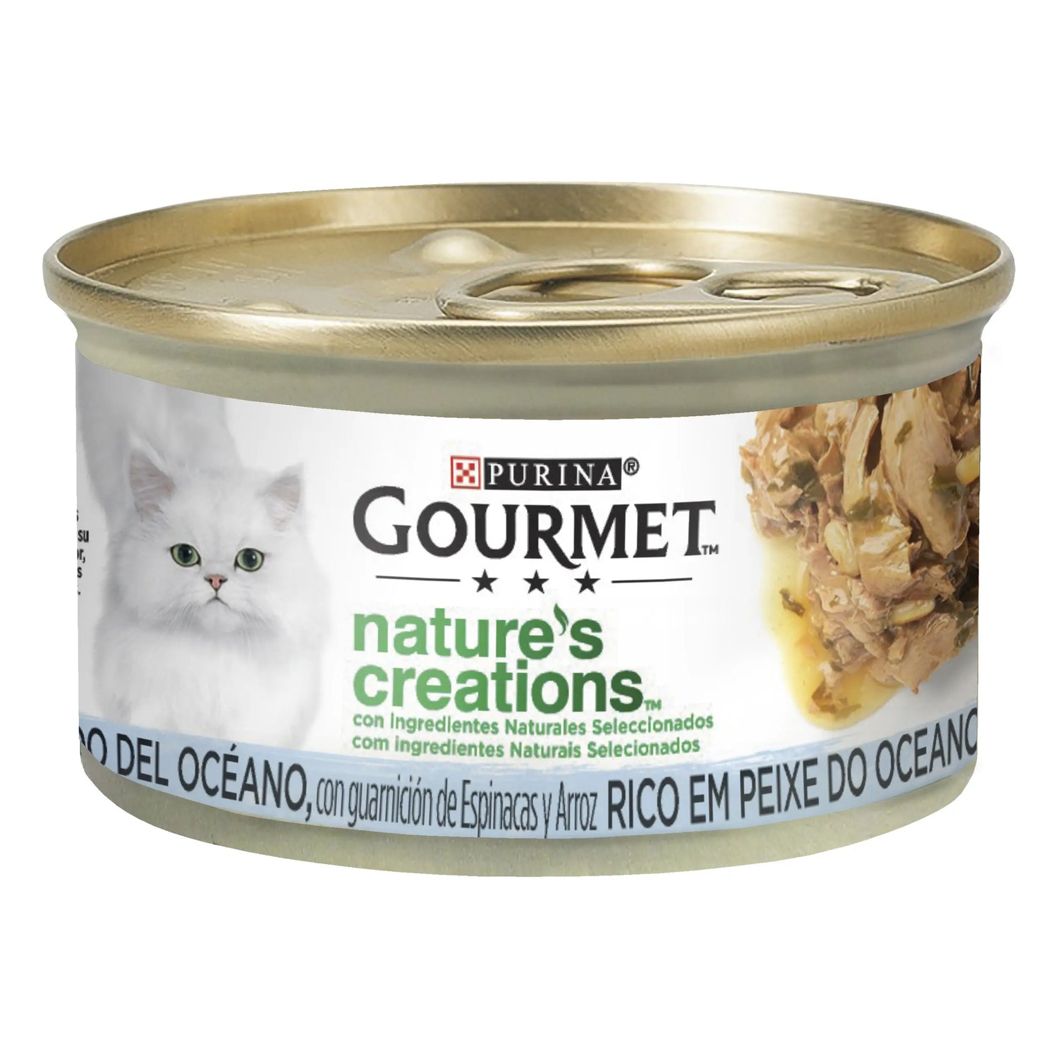 Purina Gourmet Nature Fish 24X85Gr Box, wet cat food