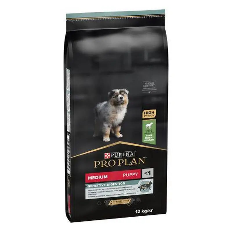 Purina Pro Plan Canine Puppy Medium Digest Lamb 12Kg , dog food for dogs