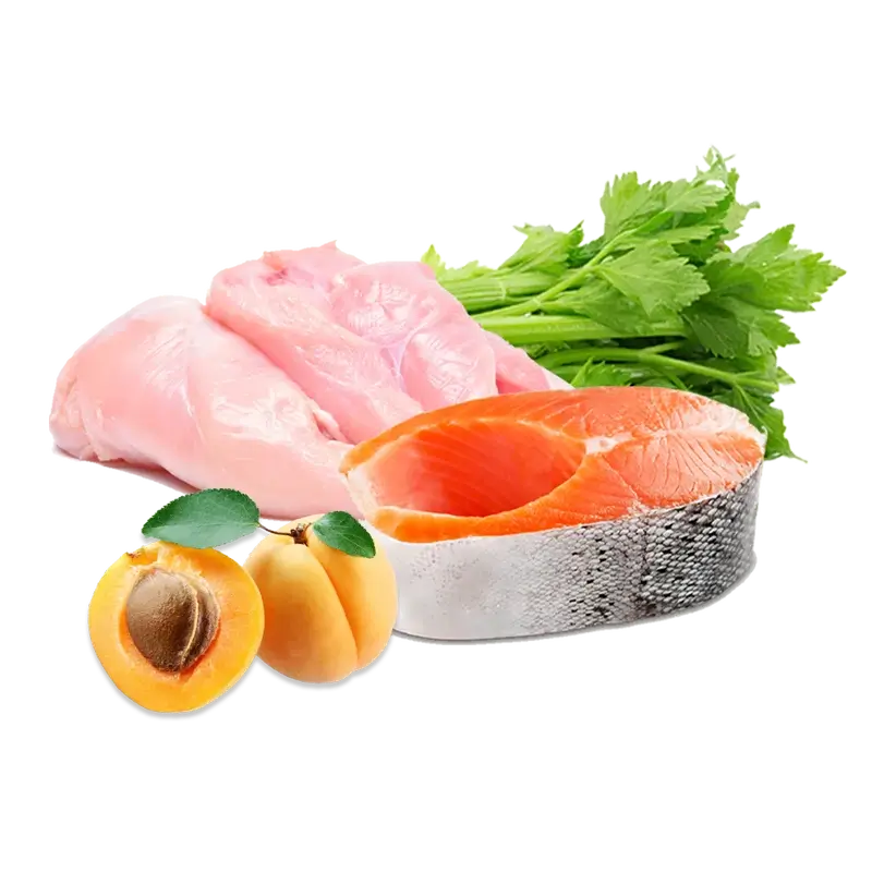 Puromenu Dinde et saumon Select Bio , 6x400 g