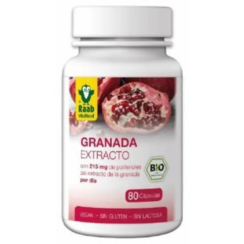 Raab Vitalfood Pomegranate 80Cap Bio Sg Vegan