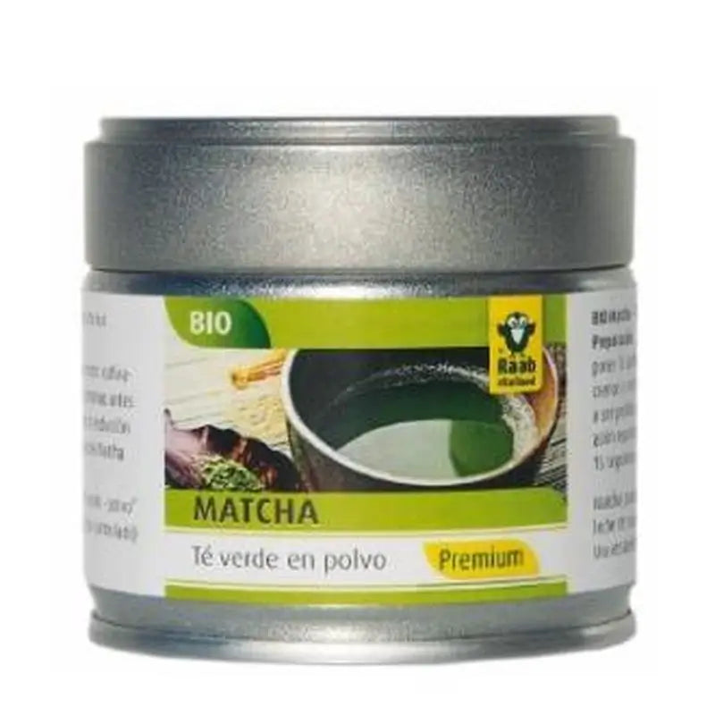 Raab Vitalfood Matcha Green Tea Premium Powder 30Gr. Bio Sg Vegan