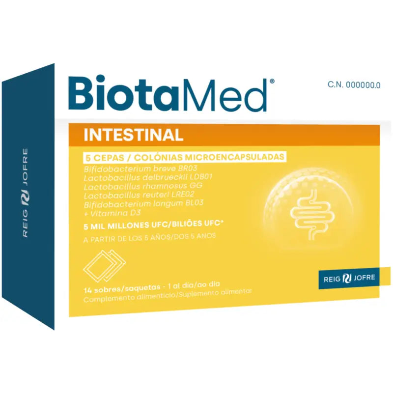 Reig Jofre Biotamed Intetsinal, sachets, 15 g