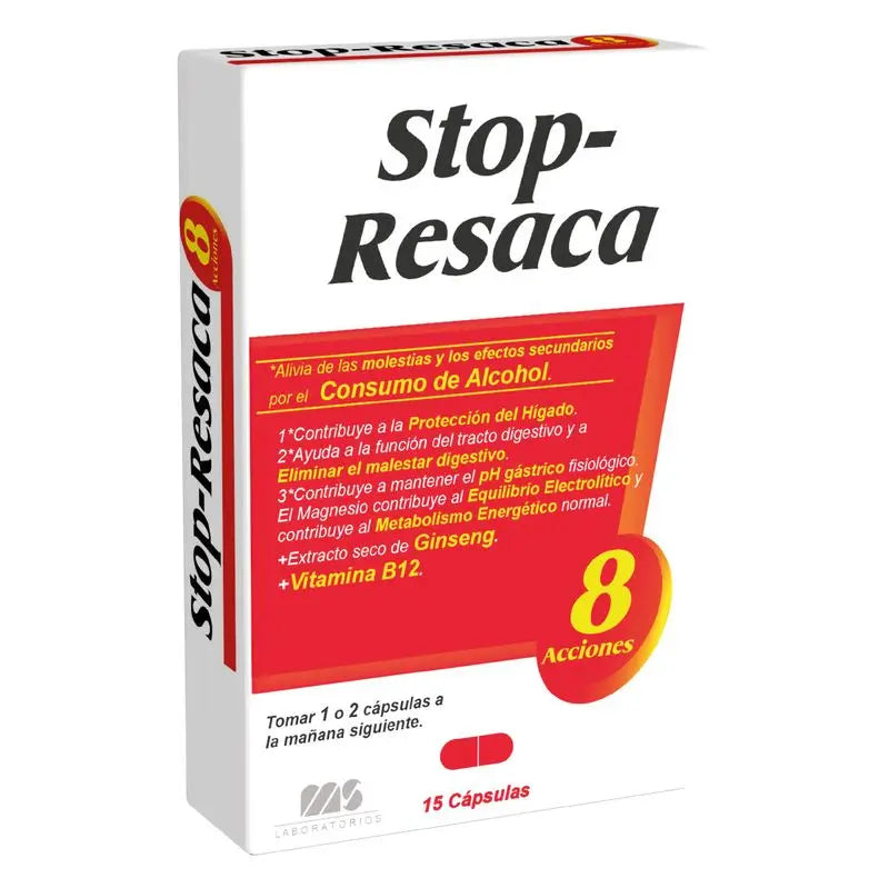 Relafit Stop Hangover Food Supplement , 15 capsules