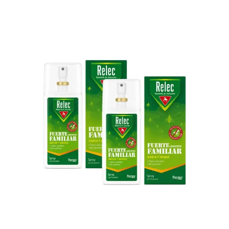 Relec Fuerte Duplo Sensitive Spray, 2 x 75 ml