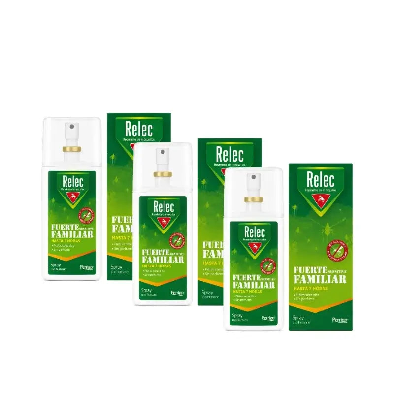 Relec Fuerte Triplo Sensitive Spray, 3 x 75 ml