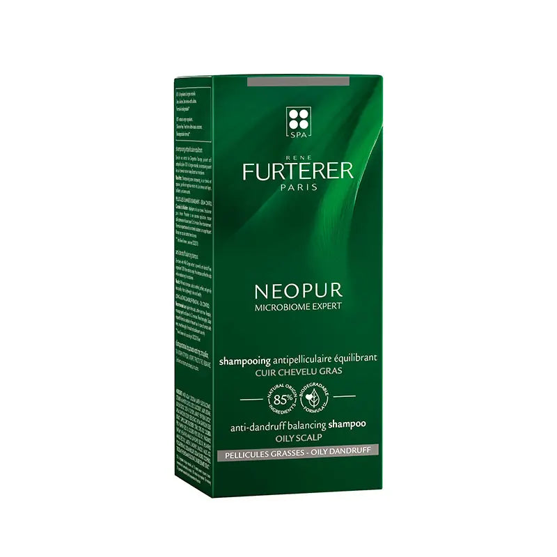 René Furterer Neopur Microbiome Expert Shampooing antipelliculaire pour cuir chevelu gras et squameux, 150 ml