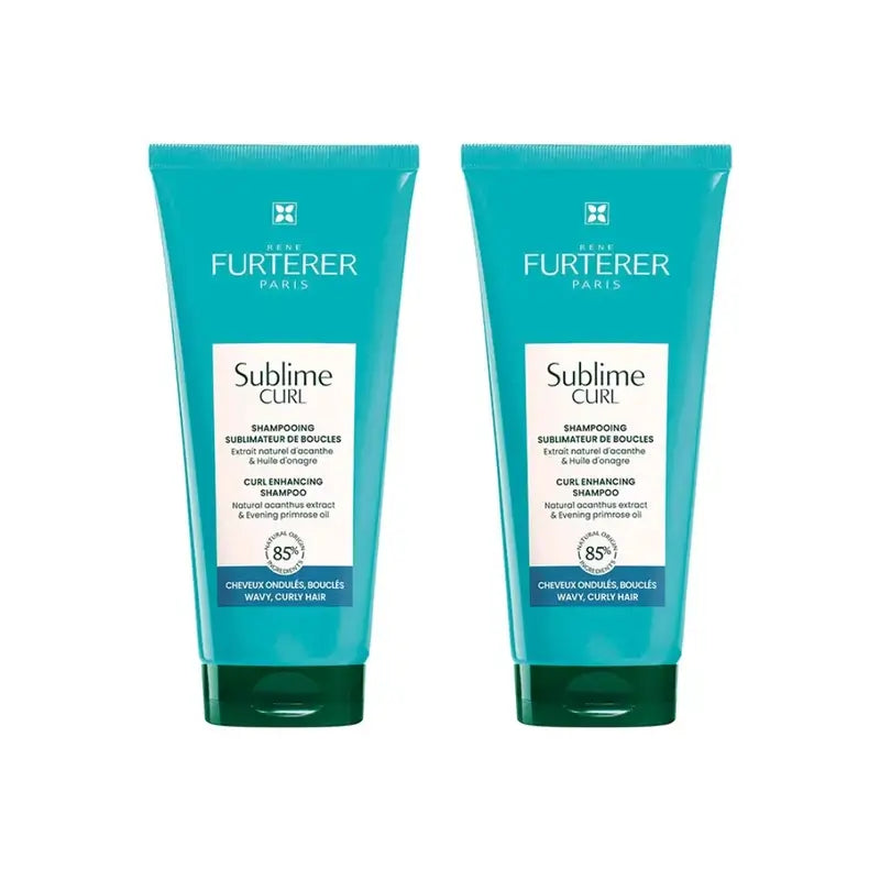 Rene Furterer Sublime Curl Shampooing activateur de boucles, 2X200 Ml