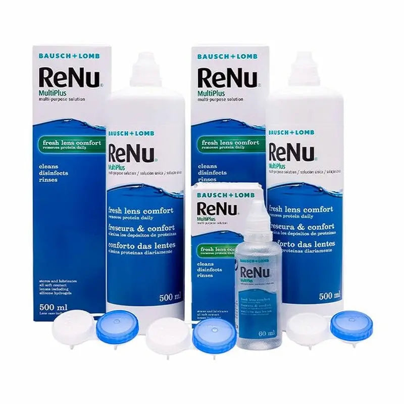Renu Multiplus - Duplo 2 Bottles X 500 Ml + 60 Ml