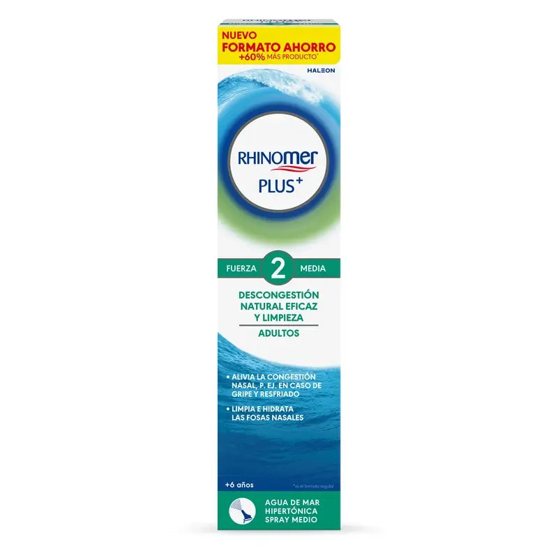 Rhinomer Plus+ F2 Format d'épargne adulte, 200 ml