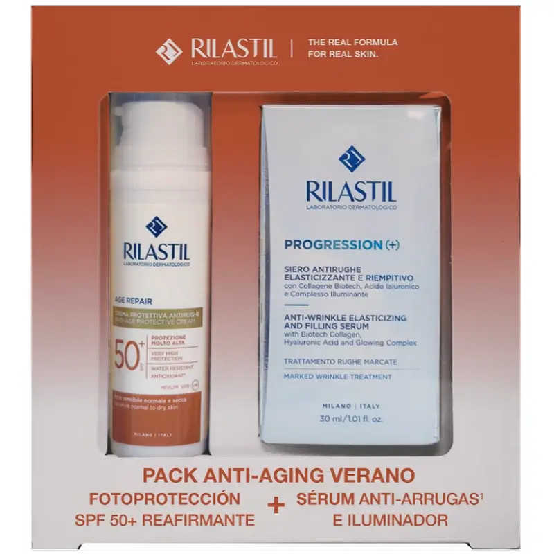 Rilastil Pack Sun System Age Repair Spf50+ ET Progression (+) Serum, 80 ml