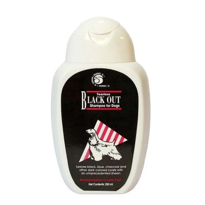 Ring 5 Black Hair Shampoo for Dogs 250ml.