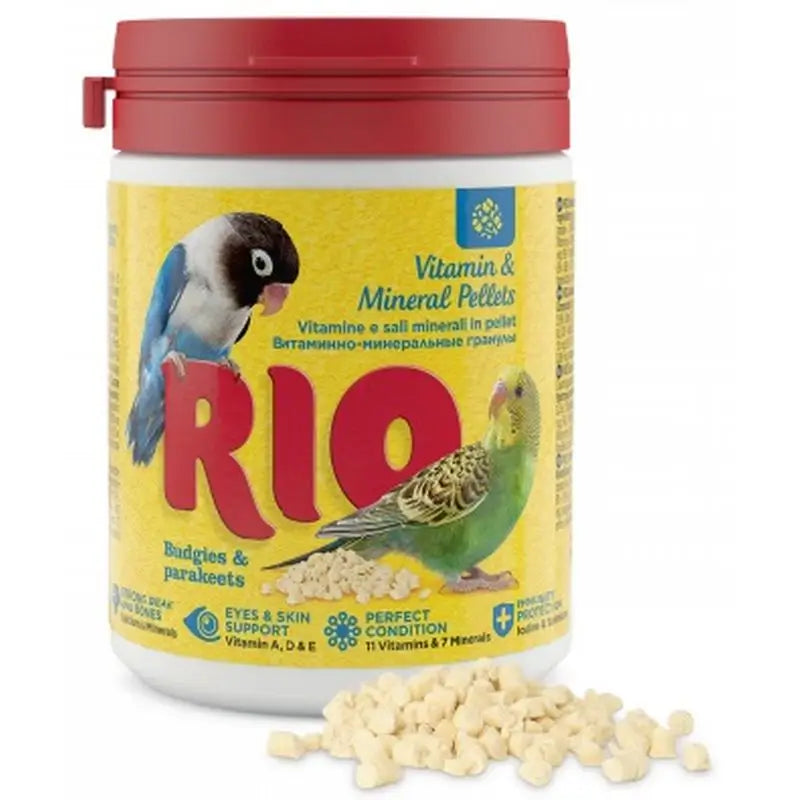 Rio Pellets Vitamin Mineral Parakeets & Parakeets 120Gr