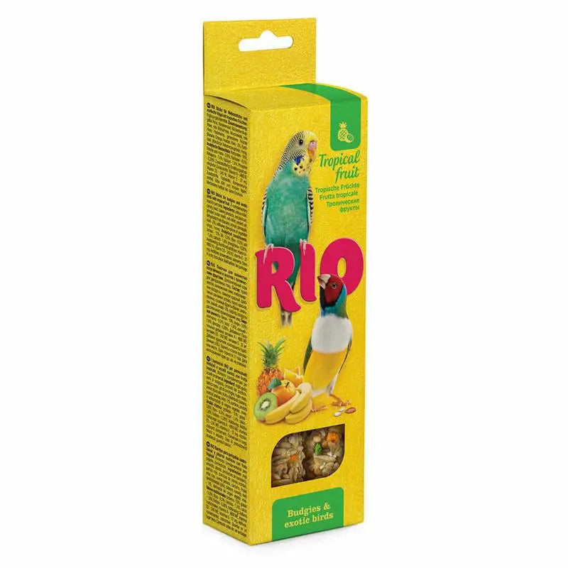 Rio Sticks Tropica Fruit Parakeets & Exotic Birds 8X2X40Gr