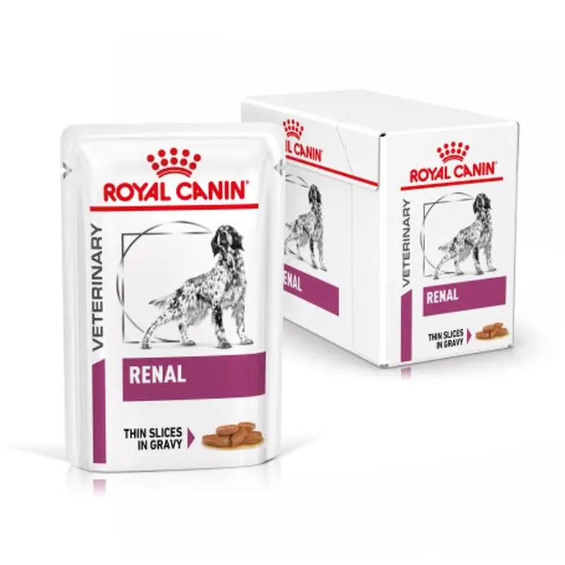 Royal Canin Veterinary Renal In Sauce Box 12X100Gr, wet food for dogs