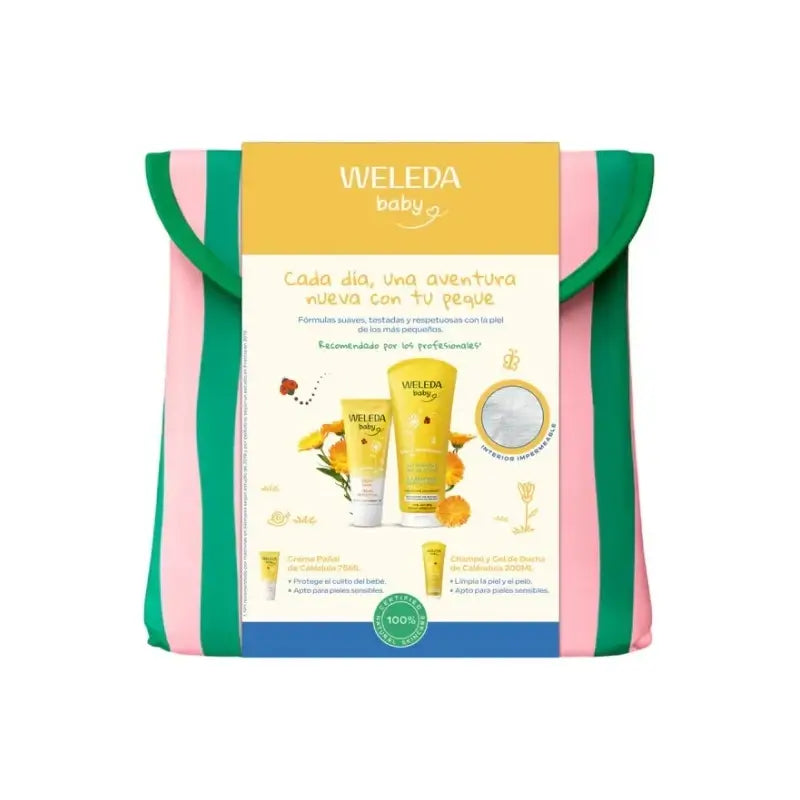 Gamme Baby Calendula avec trousse de toilette pour l'été