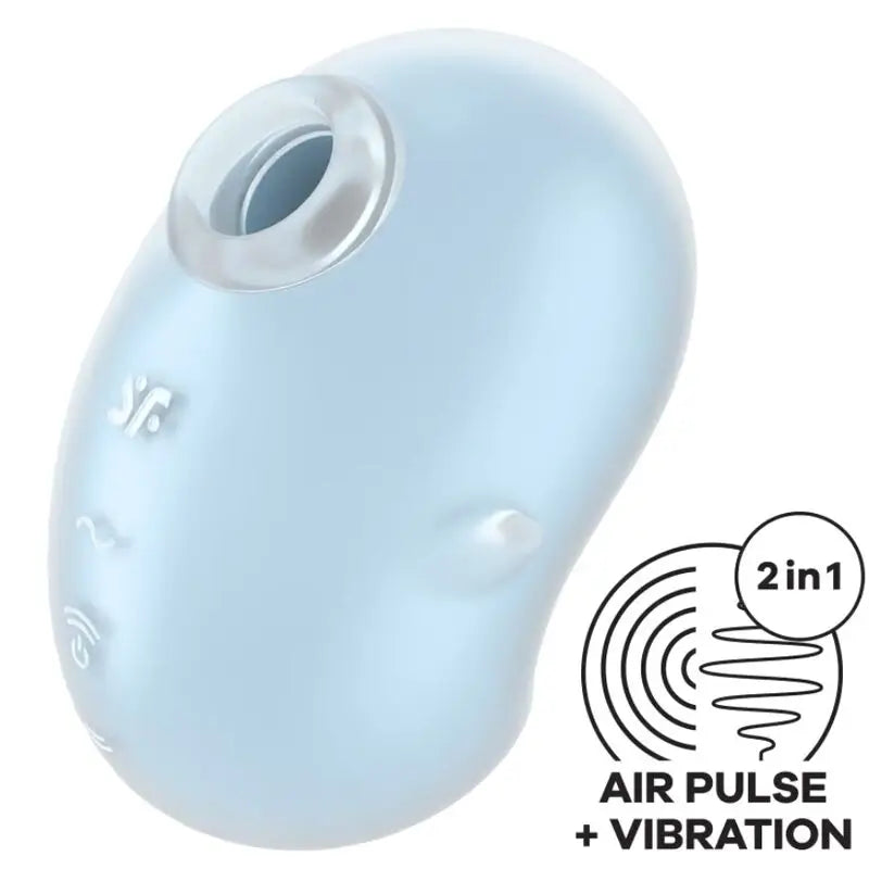 Satisfyer Cutie Ghost Vibrateur à poser Bleu clair