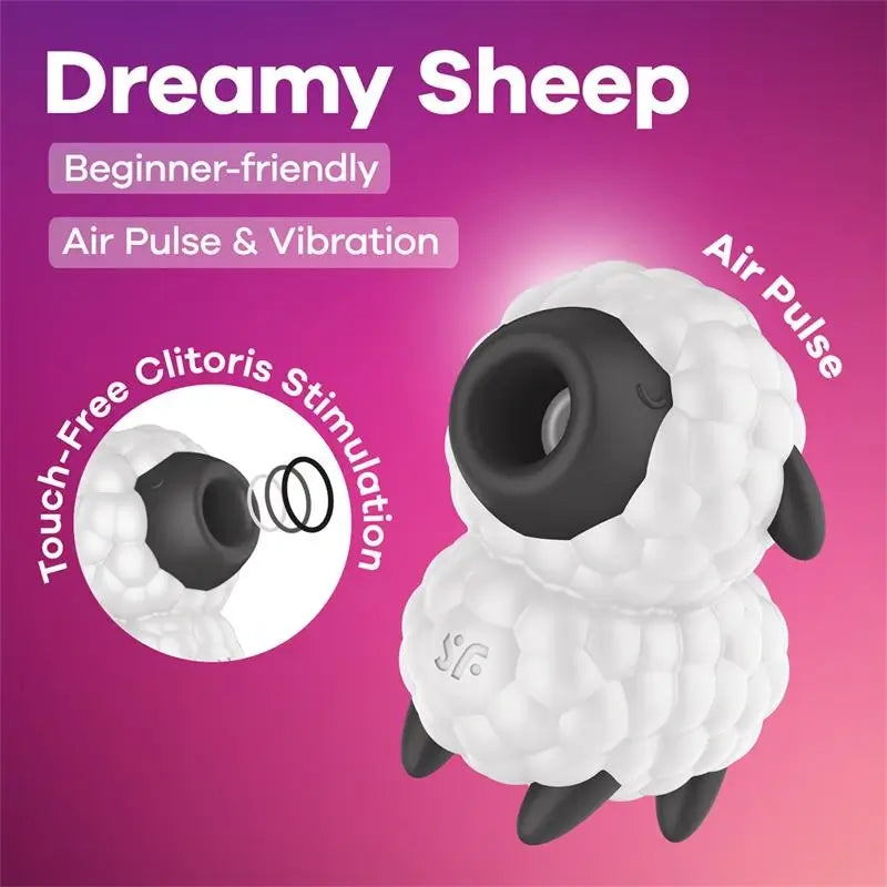 Satisfyer Dreamy Sheep Sucker With Vibration