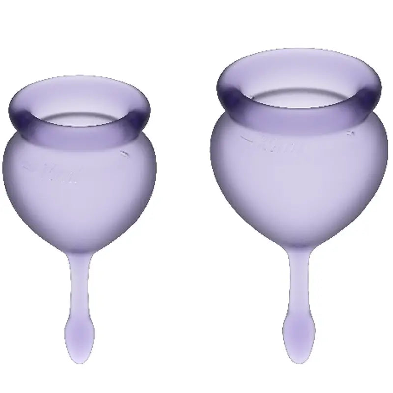 Satisfyer Feel Good Menstrual Cup Kit Lilas 15 + 20 Ml