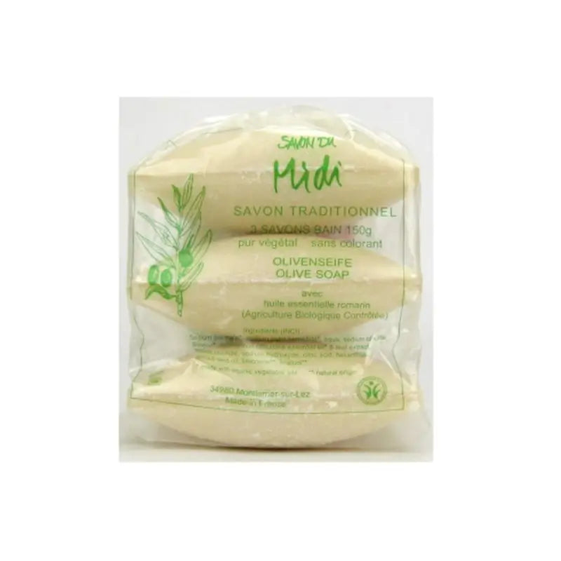 Savon Du Midi Olive-Romero Olive Bar Soap 3Udx150Gr. Bio