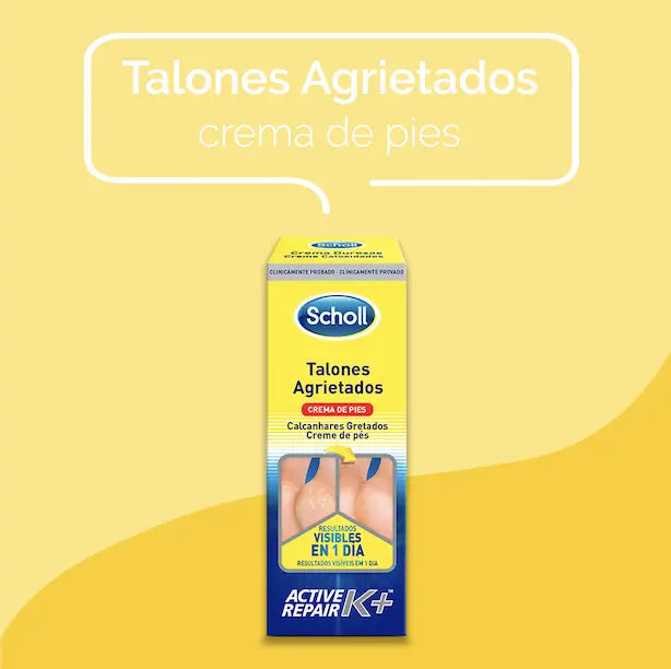 Crème pour talons crevassés Scholl K+