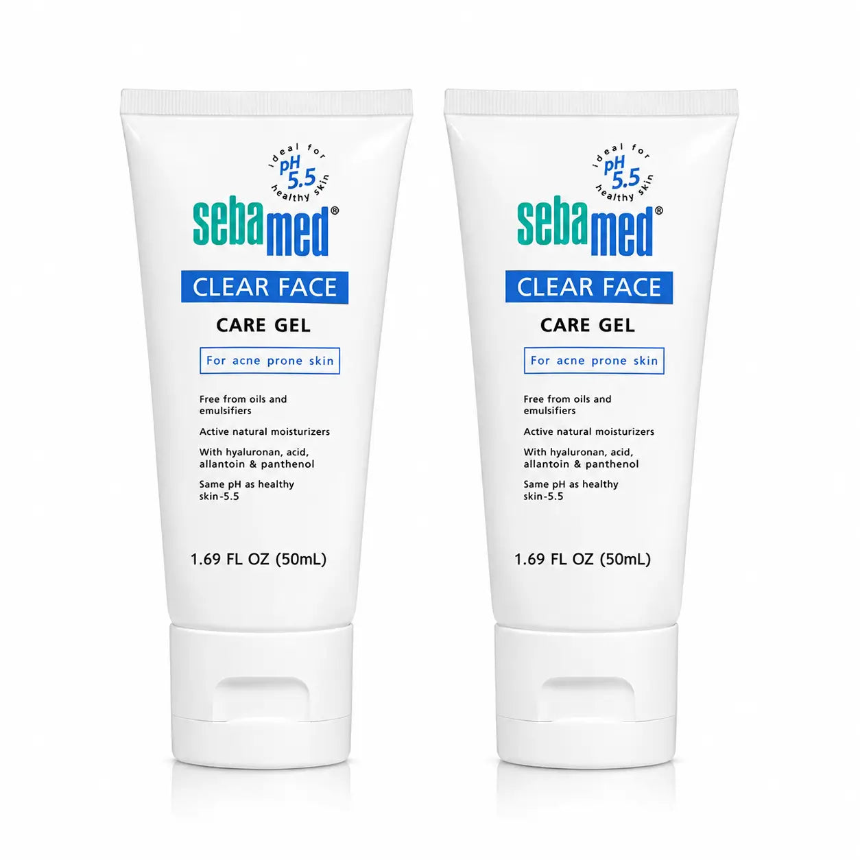 Sebamed Clear Face Gel Hydratant 50 Ml, pack 2