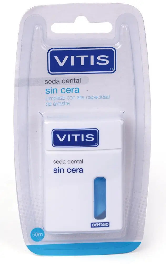 VITIS Dental Floss Without Wax, 50 M
