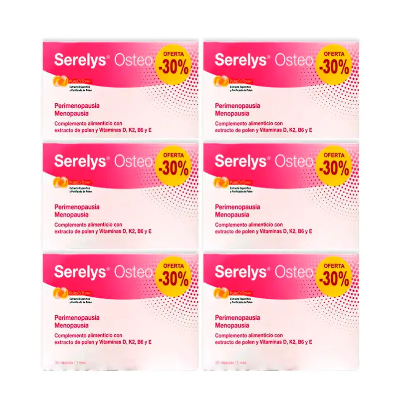 Serelys Osteo, Pack 6 x 30 gélules
